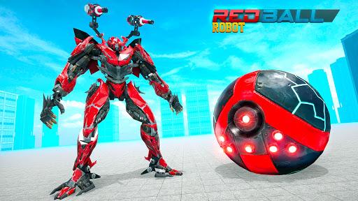 Red Ball Robot Car: Robot Game - عکس بازی موبایلی اندروید