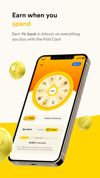 Fold: Bitcoin Personal Finance - Image screenshot of android app