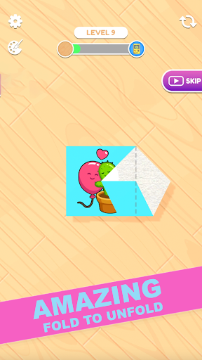 Paper Fold - Pictures Puzzle - عکس برنامه موبایلی اندروید