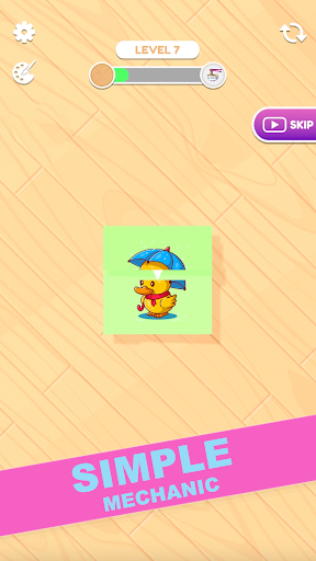 Paper Fold - Pictures Puzzle - عکس برنامه موبایلی اندروید