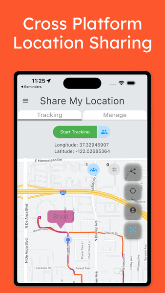 Share My Location: GPS Tracker - عکس برنامه موبایلی اندروید