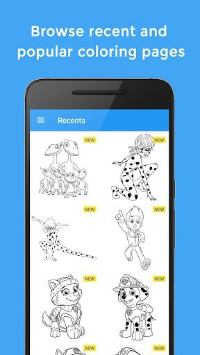 Colorint - Coloring pages - عکس برنامه موبایلی اندروید