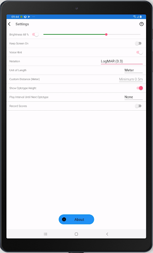 Tumbling E Chart - عکس برنامه موبایلی اندروید