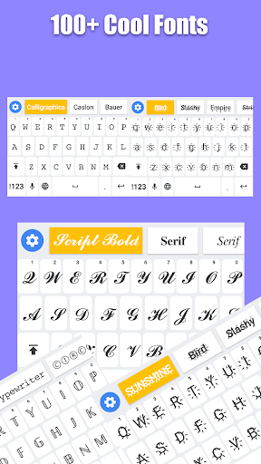 font keyboard emoji