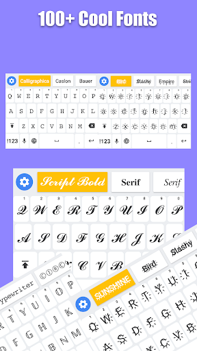 Fonts Keyboard - Fonts & Emoji - عکس برنامه موبایلی اندروید