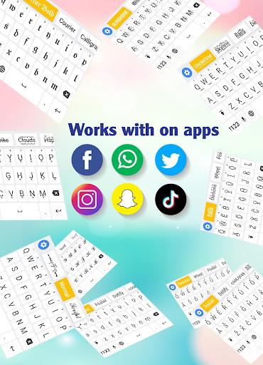 Fonts Keyboard - Fonts & Emoji - Image screenshot of android app