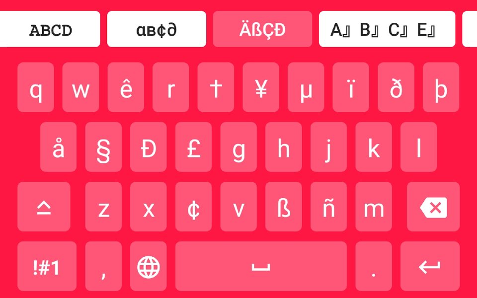 Aa Fonts Keyboard & Emoji - Image screenshot of android app