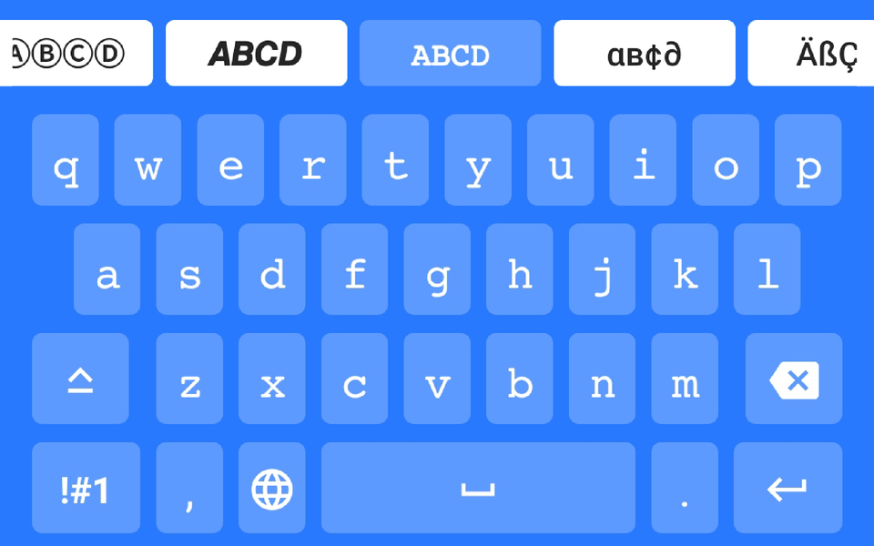 Aa Fonts Keyboard & Emoji - Image screenshot of android app