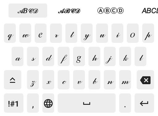 Fonts Keyboard - Text Fonts, Emojis & Themes - عکس برنامه موبایلی اندروید