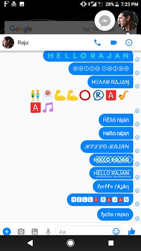 Stylish Fonts - Chat Style Txt - عکس برنامه موبایلی اندروید
