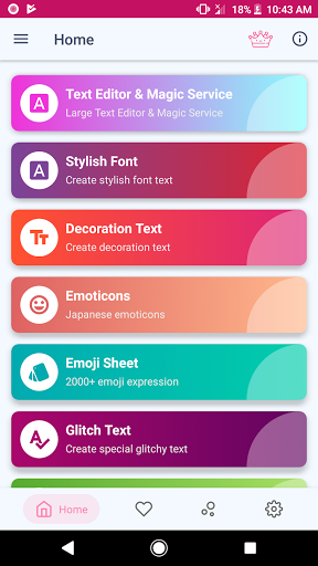 Stylish Fonts - Chat Style Txt - عکس برنامه موبایلی اندروید