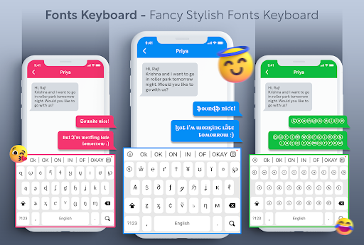 Fonts Keyboard - Fonts Typing - عکس برنامه موبایلی اندروید