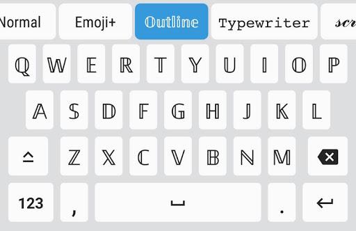 Fonts Keyboard - عکس برنامه موبایلی اندروید