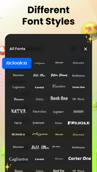 Font Keyboard - cute fonts art - عکس برنامه موبایلی اندروید