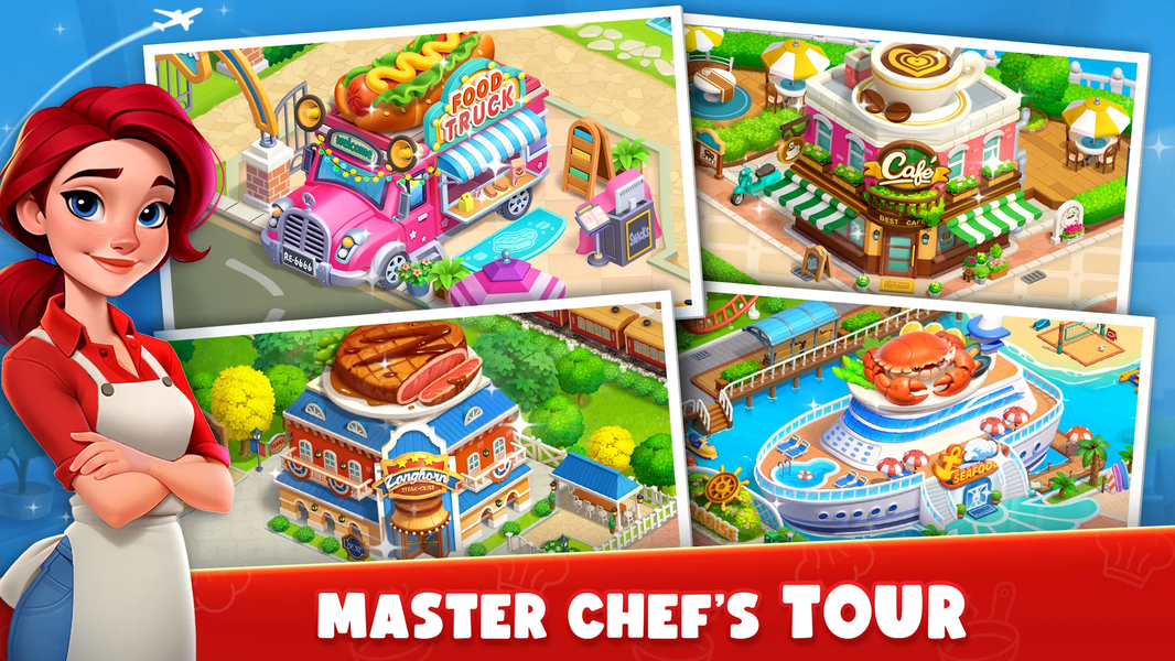 Cooking Tour: Restaurant Games - Gameplay image of android game