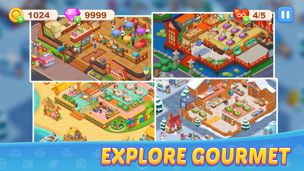 Diner Fever: Cooking Game - Gameplay image of android game