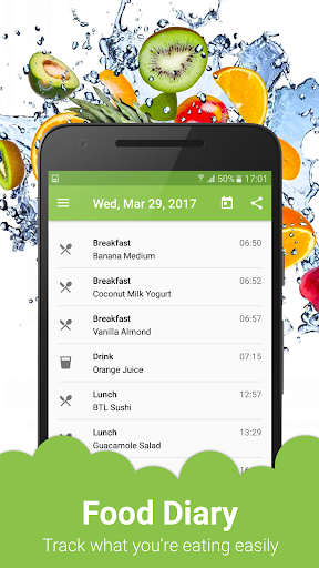 Food Diary - Image screenshot of android app