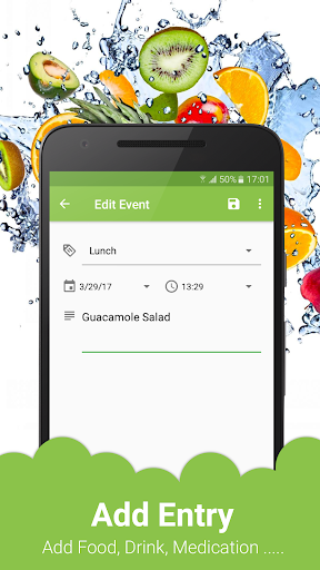 Food Diary - Image screenshot of android app