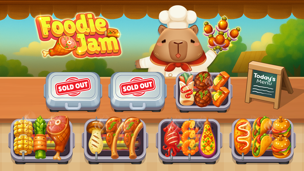Foodie Jam - عکس بازی موبایلی اندروید