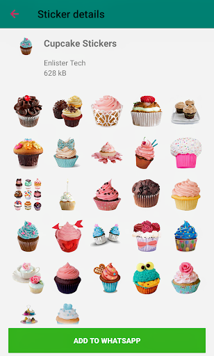 WAStickers Yummy Food Stickers - Image screenshot of android app