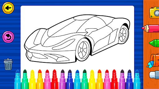 cars coloring pages games