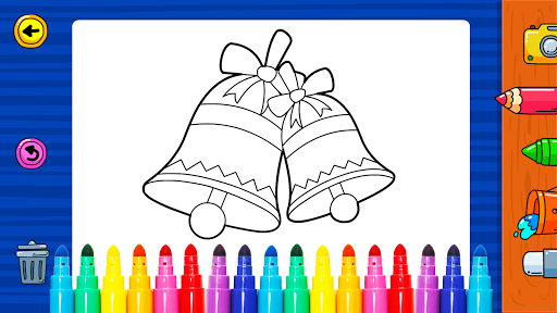 Christmas Coloring Games - Image screenshot of android app