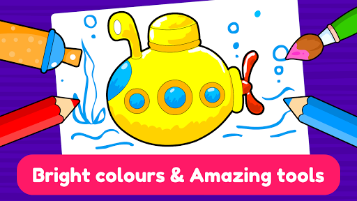 Learning & Coloring Game - آموزش نقاشی کودکان - عکس برنامه موبایلی اندروید