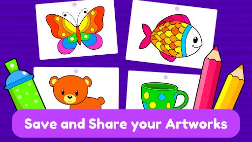 Learning & Coloring Game for Kids & Preschoolers - Image screenshot of android app