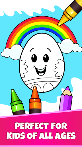 Easter Egg - Coloring Game - Gameplay image of android game