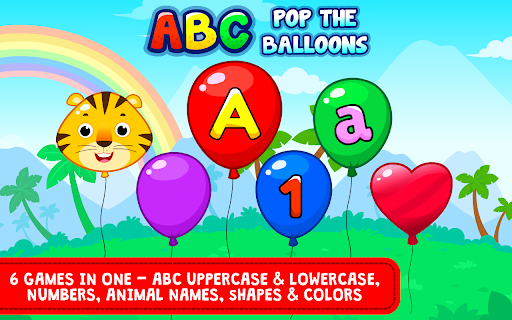 Balloon Pop : Preschool Toddlers Games for kids - Gameplay image of android game