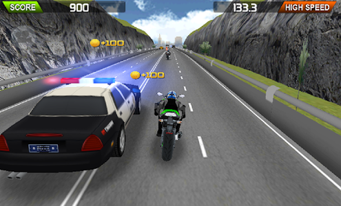 MOTO Furious HD - Gameplay image of android game