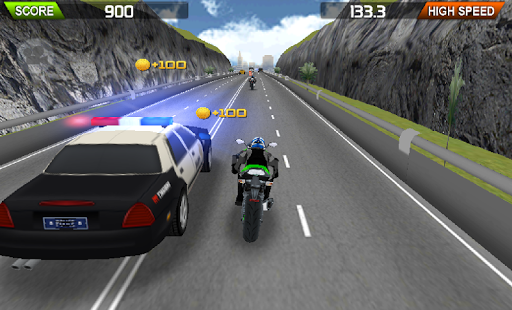 MOTO Furious HD - Gameplay image of android game