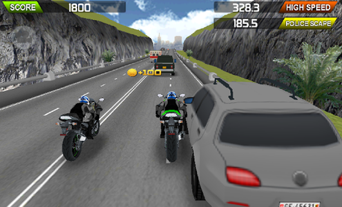 MOTO Furious HD - Gameplay image of android game