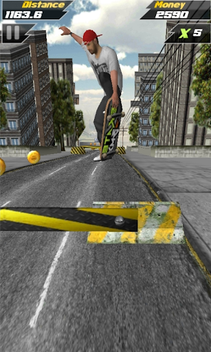 SKATE vs BMX 3D - Gameplay image of android game