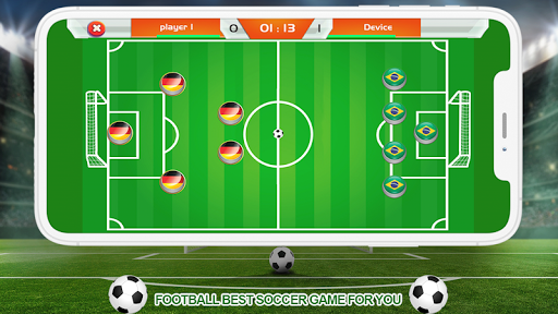 air soccer ball :football game - Gameplay image of android game