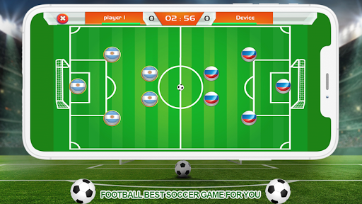 air soccer ball :football game - Gameplay image of android game