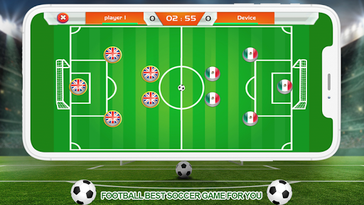 air soccer ball :football game - Gameplay image of android game