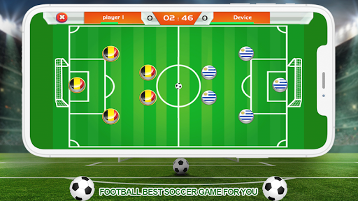 air soccer ball :football game - Gameplay image of android game