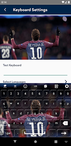 Neymar JR Wallpaper & Keyboard - عکس برنامه موبایلی اندروید