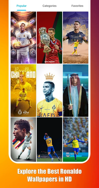 Football Ronaldo Wallpapers CR - عکس برنامه موبایلی اندروید