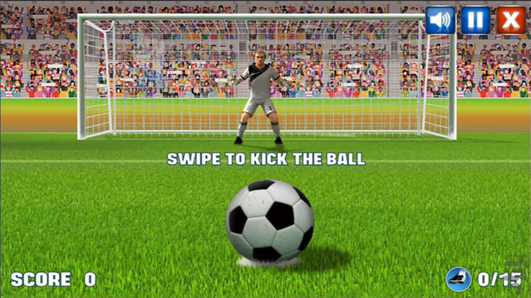 ضربات فینال جام جهانی فوتبال - Gameplay image of android game
