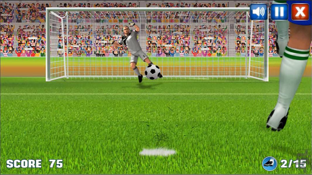 ضربات فینال جام جهانی فوتبال - Gameplay image of android game