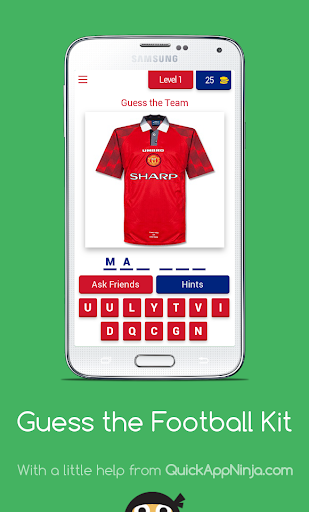 Guess the Football Kit - عکس برنامه موبایلی اندروید