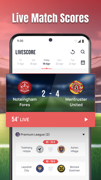 All Football Live Score - عکس برنامه موبایلی اندروید