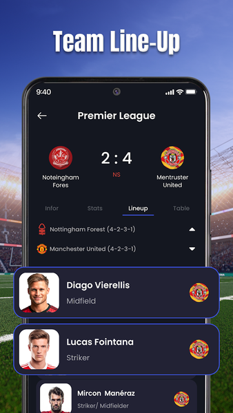 All Football Live Score - Image screenshot of android app