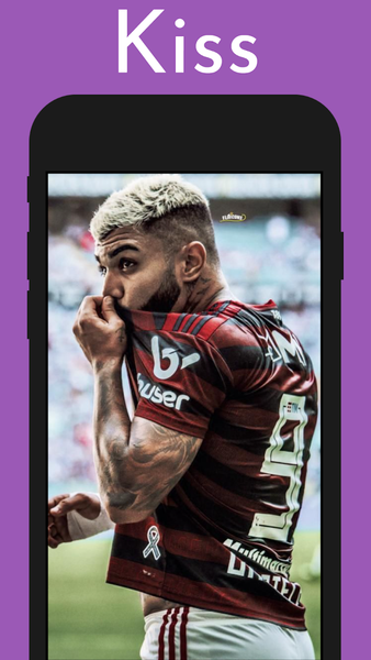 Gabigol do Flamengo Wallpaper - Image screenshot of android app