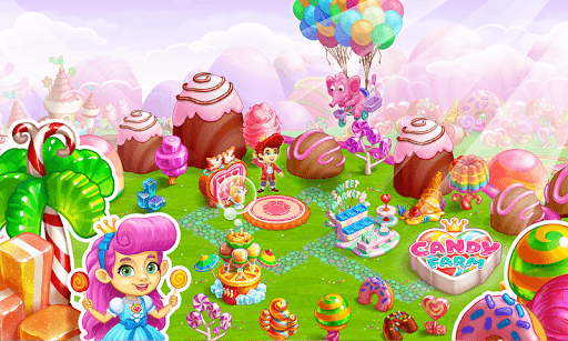Candy Farm: Cake & cookie city - عکس بازی موبایلی اندروید