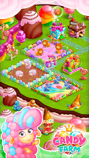 Candy Farm: Cake & cookie city - عکس بازی موبایلی اندروید