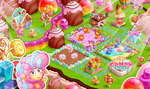 Candy Farm: Cake & cookie city - عکس بازی موبایلی اندروید