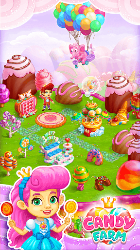 Candy Farm: Cake & cookie city - عکس بازی موبایلی اندروید
